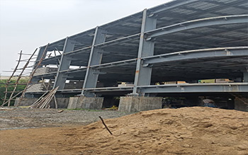 Industrial construction in Kanchipuram